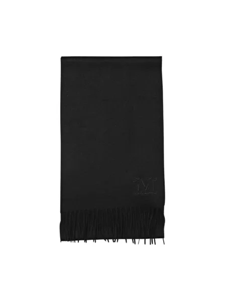Szal Max Mara z kaszmiru czarna