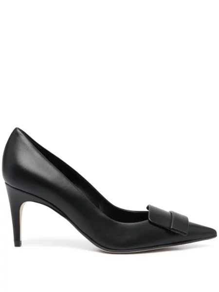 Pantofi cu toc Sergio Rossi din piele negru