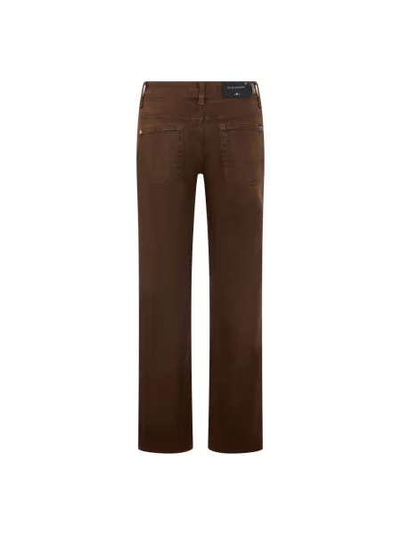Jeansy 7 For All Mankind brązowe