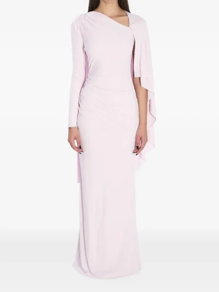 Rochie maxi Self-portrait de costum roz