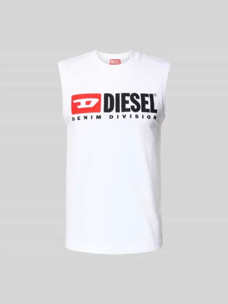 Koszulka Diesel z logo biała