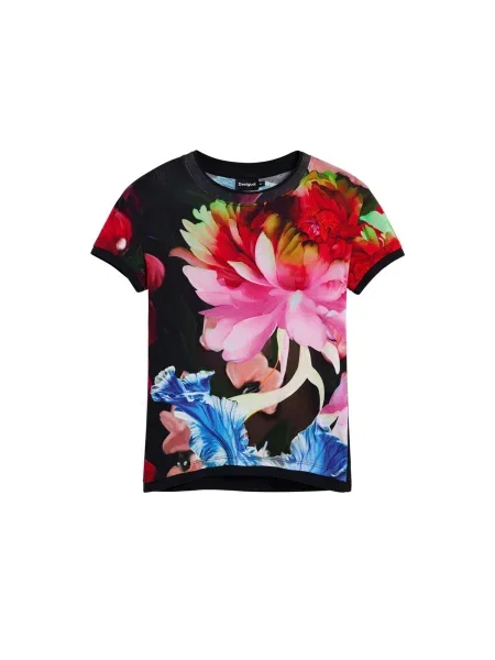 Desigual Tricou mai multe culori negru