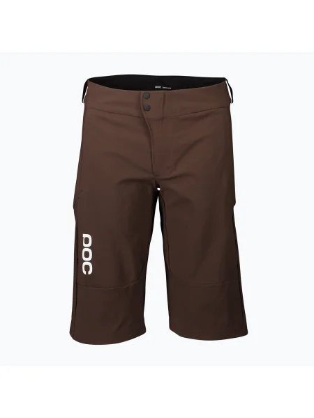 Pantaloni scurți de ciclism pentru femei POC Essential MTB axinite brown maro