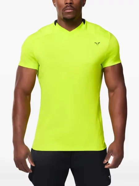 Tricou Squatwolf cu decolteu în V galben