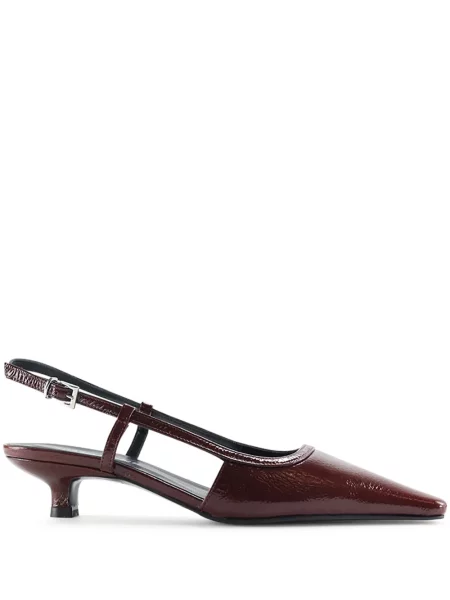 Pantofi cu toc Notabene slingback roșu