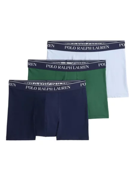 Chiloți Polo Ralph Lauren din țesătură twill cu autograf cu glugă albastru