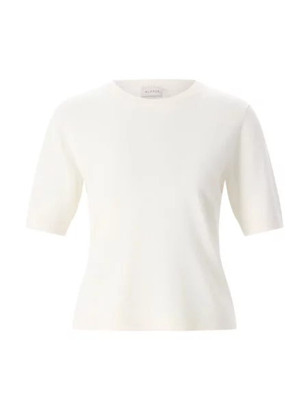 Krótki sweter Almada wełniany beżowy