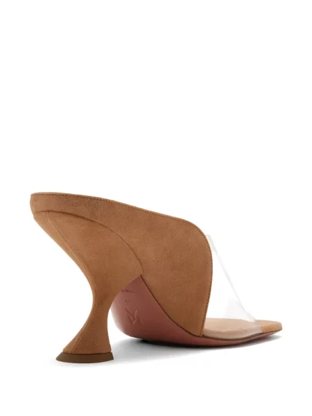 Papuci tip mules Amina Muaddi alb