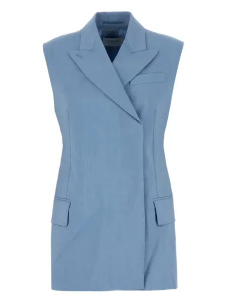 Marynarka Sportmax bez rękawów niebieska