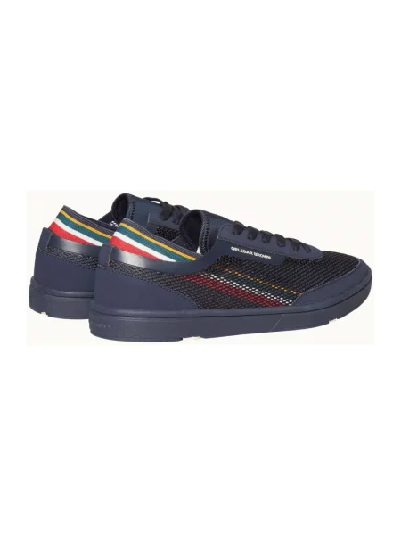 Sneakersy Orlebar Brown z paskiem niebieskie