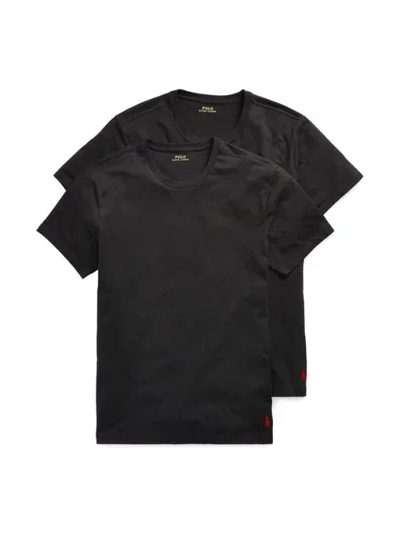 Тениска Polo Ralph Lauren 2 броя мъжка с изчистен дизайн черно