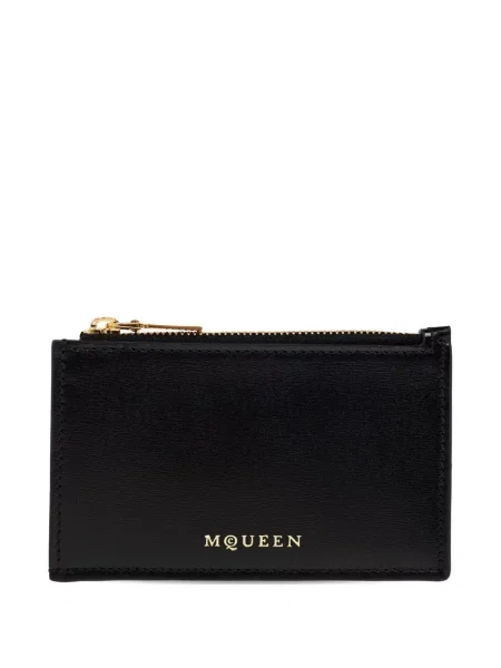 Portofel Alexander Mcqueen din piele negru