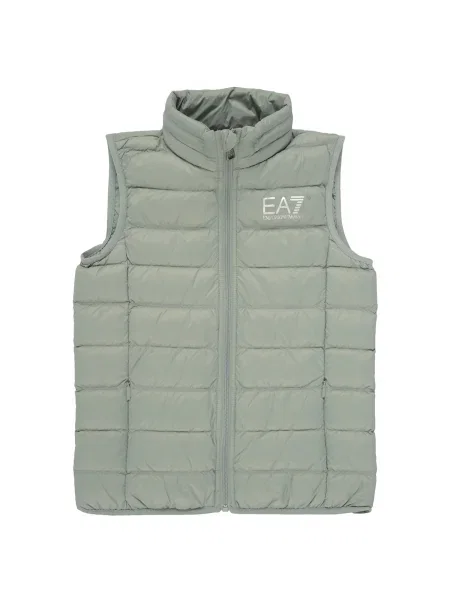 Vestă din puf copii Emporio Armani Ea7 verde