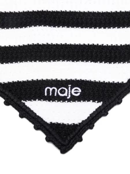 Fular Maje tricotate negru