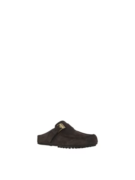 Klapki Tod's zamszowe brązowe
