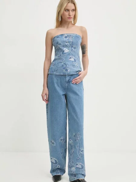 Блуза Rotate з аплікацією