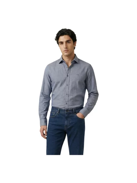 Koszula Armani Exchange niebieska