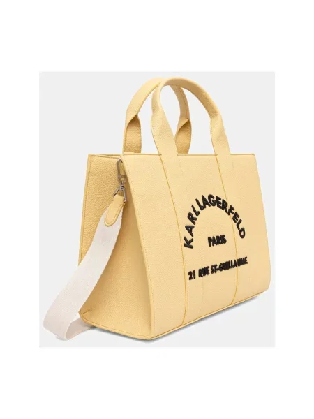 Karl Lagerfeld torebka tote z imitacji skóry K/RSG MD żółta