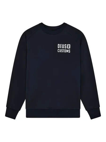 Hanorac crewneck Deus Ex Machina albastru