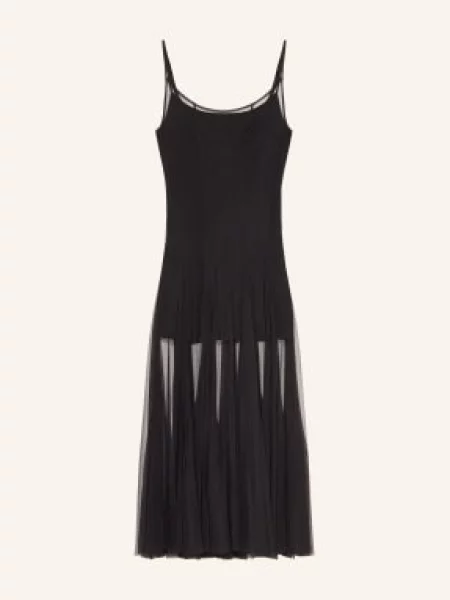 Allsaints Síťované Šaty Harmonia černá