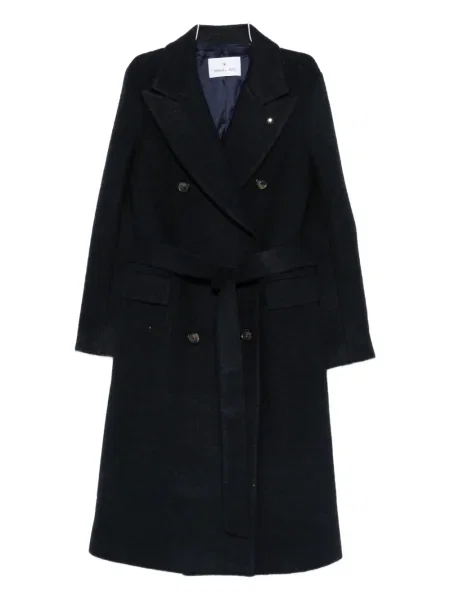 Płaszcz Manuel Ritz dwurzędowy niebieski