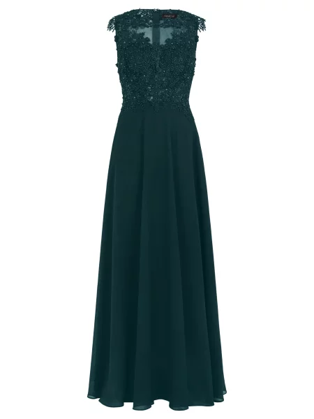 APART Rochie de seară smarald verde