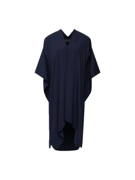 Sukienka midi Mm6 Maison Margiela niebieska