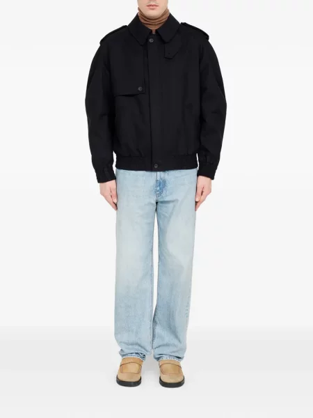 Keprová bunda Mm6 Maison Margiela černá