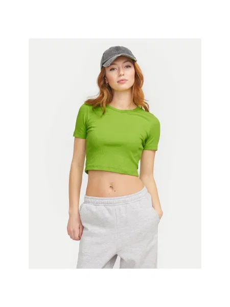 JJXX Póló Florie Slim Fit zöld