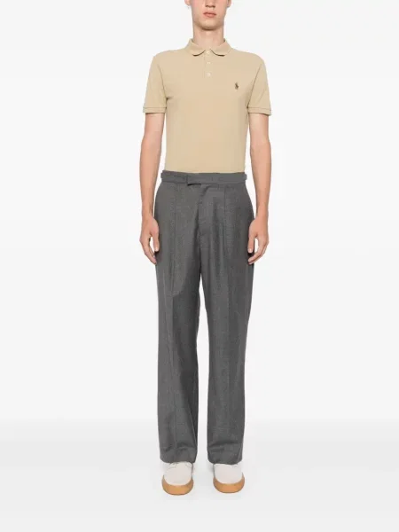Mrežasta klasična vesta Polo Ralph Lauren s vezom plava