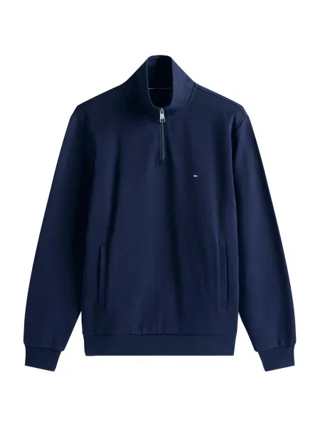 TOMMY HILFIGER Mikina ESSENTIAL námornícka modrá / červená biela