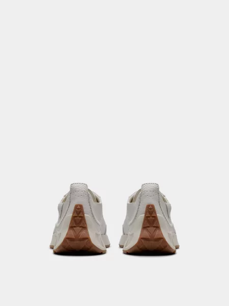 Кожаные кроссовки Clarks белые