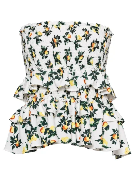 GLAMOROUS Fustă galben / verde închis / portocaliu alb