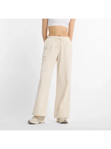 Spodnie New Balance – beżowe