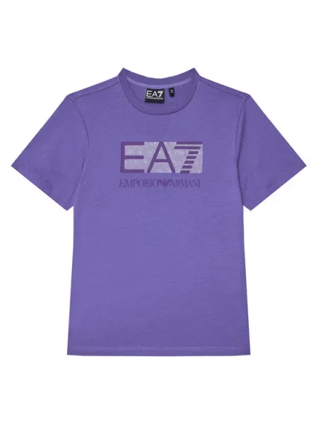 Dětské tričko Ea7 Emporio Armani modré