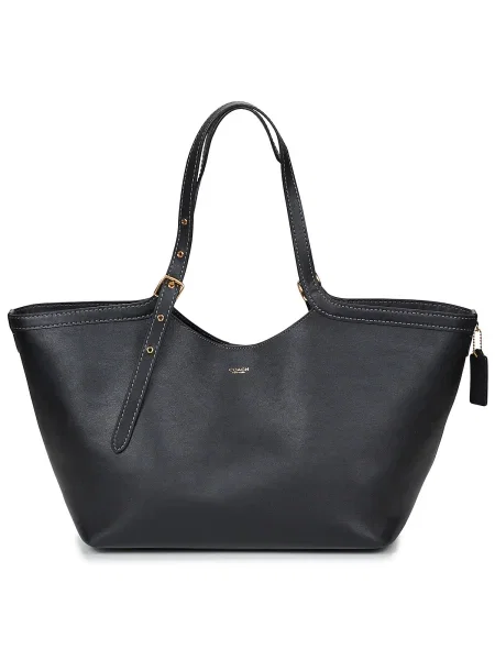 Coach geantă de piele Gramercy Tote Bag negru