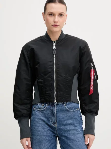 Alpha Industries kurtka bomber Waisted Wmn czarny