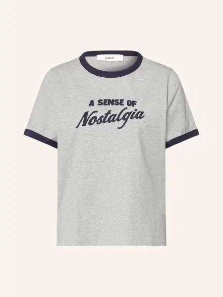 Ba&Sh Tričko Rosta / tmavě modrá šedá