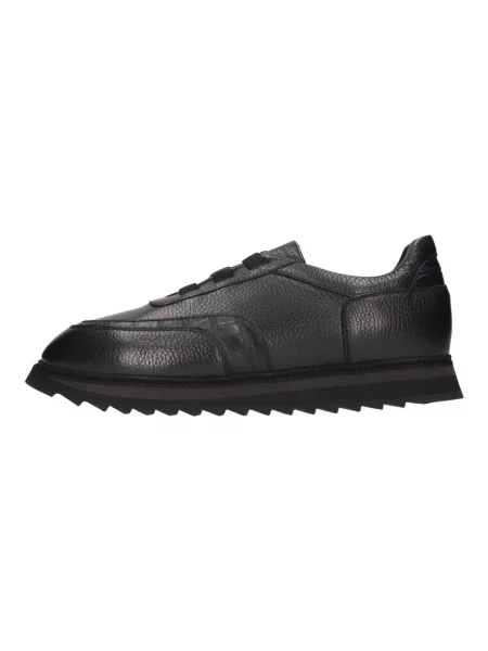 Sneakersy Doucal's skórzane niebieskie