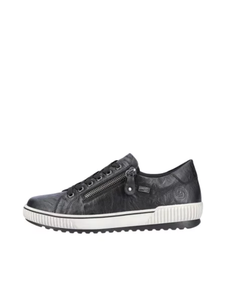 Sneakersy Remonte skórzane czarne