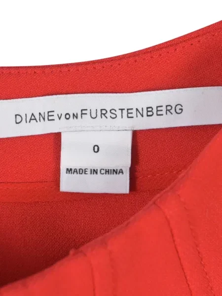 Top Dvf Diane Von Furstenberg roșu