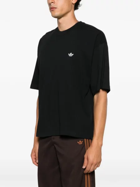 Tricou Adidas cu broderie negru
