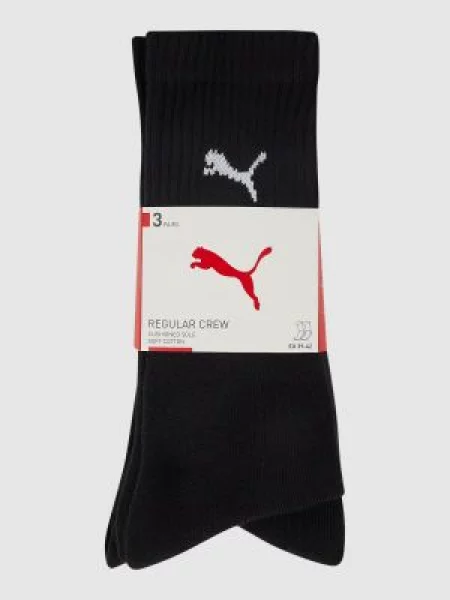 Skarpety w zestawie 3 pary Puma czarne