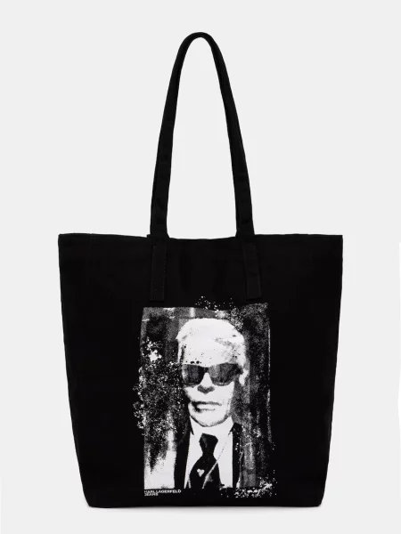 Geantă Karl Lagerfeld Jeans negru