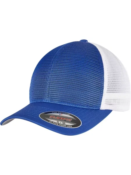 FLEXFIT OMNIMESH Cap Royal/White alb