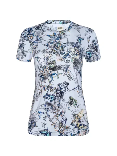 Tricou L'agence cu imagine gri
