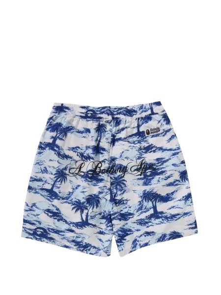 Kratke hlače A Bathing Ape® s printom s camo uzorkom bijela