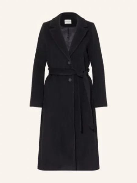 Claudie Pierlot Płaszcz Wełniany blau czarny