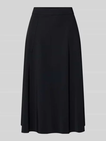 Spódnica midi z elastycznym pasem model ‘FENJA’ Raffaello Rossi czarna