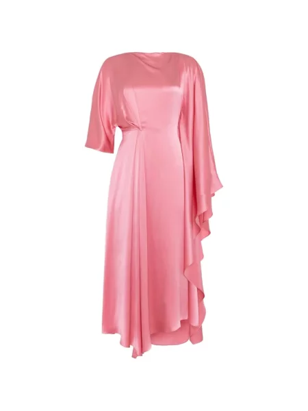Rochie Roksanda asimetrică roz